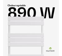 Radiateur Fairmont | 60 x 180 cm | Montage mural | Design moderne | Fonctionnement à l'eau chaude