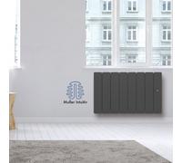 Radiateur Fonte NOIROT BELADOO 1000W Bas gris anthracite connecté NEN1703SEHS