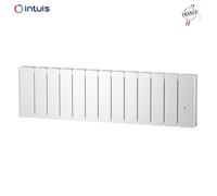 Radiateur Fonte NOIROT BELADOO Nativ Plinthe 1500W blanc connecté INTUIS M153415