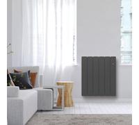 Radiateur Fonte NOIROT - BELLAGIO Smart ECOControl 2000W Horizontal Gris Anthracite N1687SEHS