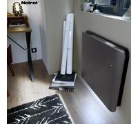 Radiateur Fonte NOIROT DOOK 1000W horizontal gris anthracite connecté NEN3363TCHS
