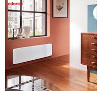 Radiateur fonte VERALI 1500W plinthe blanc brillant - ATLANTIC 507658