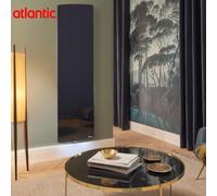 Radiateur fonte VERALI 1500W vertical noir brillant - ATLANTIC 507662