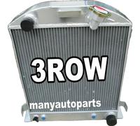 Radiateur Ford 1932 Hot Rod, aluminium léger, refroidissement efficace sur 3 rangées, double compatibilité moteur