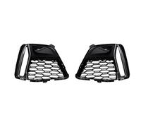 Radiateur grilles Pour BMW Série 3 330i G20 G21 2019 2020 2021 Couvercle Lampe Calandre Phare Antibrouillard Avant Voiture(Grey)