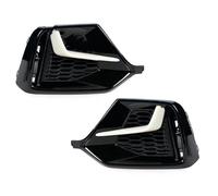 Radiateur grilles Pour Civic Hatchback 2020 2021 Voiture Avant Arrière Antibrouillard Lumière Garniture Cadre Coque Couvercle Couvercle Lunette(Rear one pair)