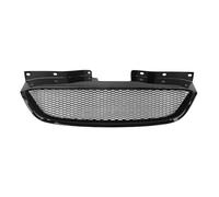 Radiateur grilles Pour Hyundai Pour Genesis Coupe 2008-2012 Style Nid D'abeille Calandre Avant Voiture Gril Pare-chocs Supérieur Maille Capot(Noir brillant)