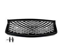 Radiateur grilles Pour Infiniti Q50 2018 2019 2020 2021 2022 Grille Supérieure Pare-chocs Avant Voiture Noir Brillant