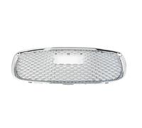 Radiateur grilles Pour Jaguar Pour XF 2016 2017 2018 2019 T2H3983 T2H3979 Calandre D'admission D'air Pare-chocs Avant Voiture Calandre À Trou Carré(Argent)