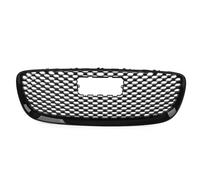 Radiateur grilles Pour Jaguar Pour XF 2016 2017 2018 2019 T2H3983 T2H3979 Calandre D'admission D'air Pare-chocs Avant Voiture Calandre À Trou Carré(Noir)