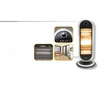 Radiateur halogène HOME FK23 400-1200W - Chauffage puissant avec 3 niveaux de chauffage