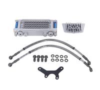 Radiateur Huile Moto Aluminium, Compatible Monkey 125 50cc - 150cc, Kit Refroidissement Moteur - Haute Efficacité, Installation Facile, Protection Moteur Optimale