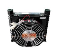 Radiateur Hydraulique Refroidi Par Air 24V/12V/220V/380V, Refroidisseur De Réservoir De Carburant Modifié Sur Véhicule, Radiateur D'huile Refroidi Par Air AF0510T-CA Applications polyvalentes(12V)