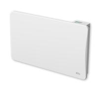 Warmtech Radiateur à inertie céramique 1500W 230V IP24 Fil pilote 6 ordres Blanc Jusqu'à 60m3