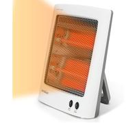 Radiateur Infrarouge,800W Radiateur Halogène avec 2 Chaleur Réglages,Électrique Quartz Radiateurs pour Accueil Chambre Bureau Salon