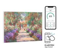Radiateur infrarouge connecté Klarstein Wonderwall Air Art Smart 80 x 60 cm 500W - Design chemin de jardin