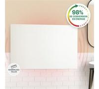 Klarstein Radiateur infrarouge Wonderwall Air Infinite Fixation murale 90x60 cm 580 W Blanc