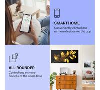 Radiateur infrarouge intelligent Wonderwall Air Art décor feuille dorée 120x60 cm 700 W