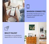 Radiateur infrarouge intelligent Wonderwall Air Art décor spirale 60x60 cm 350 W