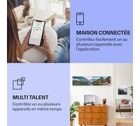 Radiateur infrarouge intelligent Wonderwall Air Art lac 120x30 cm 350 W