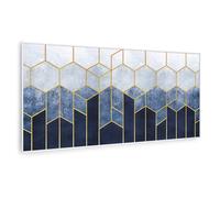 Radiateur infrarouge intelligent Wonderwall Air Art décor ligne bleue 120x60 cm 700 W