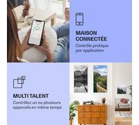 Radiateur infrarouge intelligent Wonderwall Air Art train 60x120 cm 700 W