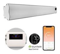 Radiateur Infrarouge Klarstein Cosmic Beam Smart 24 Contrôle Par App 2000 W Blanc Blanc G