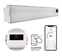 Radiateur infrarouge Klarstein Cosmic Beam Smart 24 - Contrôle par appli - Blanc