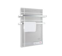 Radiateur infrarouge - Klarstein Hot Spot Wave - Panneau chauffant - 51x80cm - 1000W - IP24 - Aluminium Gris G