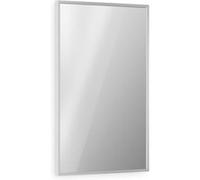 Radiateur infrarouge - Klarstein La Palma 1000 - Miroir chauffant - 120x60cm - 1000W - Connecté - Argent Argenté G