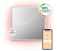 La Palma 500 smart Radiateur 2 en 1 convecteur infrarouge 60x60cm 500W façade miroir