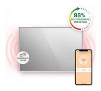 La Palma 750 smart Radiateur 2 en 1 convecteur infrarouge 85x60cm 750W façade miroir