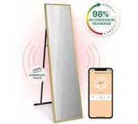 Radiateur infrarouge - Klarstein La Palma 900 - Miroir chauffant - 40x160cm - 900W - Connecté - Or Or G