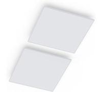 Radiateur infrarouge - Klarstein Wondersky - Luminaire chauffant - 60x6,5x60cm - 350W - Lot de 2 - Blanc Blanc G