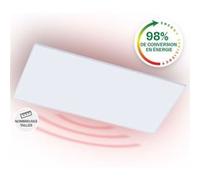 Radiateur infrarouge - Klarstein Wondersky - Luminaire chauffant - 60x6x120cm - 700W - Blanc Blanc G
