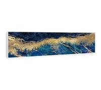 Radiateur infrarouge intelligent Wonderwall Air Art marbre bleu 120x30 cm 350 W