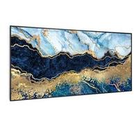 Radiateur infrarouge intelligent Wonderwall Air Art marbre bleu 120x60 cm 700 W