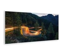 Radiateur infrarouge - Klarstein Wonderwall Air Art - Panneau chauffant - 120x60cm - 700W - Connecté - Route Multicolore G