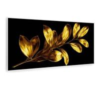 Radiateur infrarouge Klarstein Wonderwall Air Art Smart - Connecté - Motif feuille dorée - 120x60cm - 700W