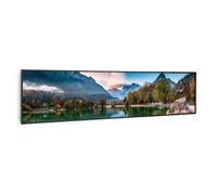 Radiateur infrarouge Klarstein Wonderwall Air Art Smart - Connecté - Motif : Lac cadre noir - 120x 30cm - 350W