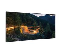 Radiateur infrarouge Klarstein Wonderwall Air Art Smart - Motif Montagne cadre noir - 700W