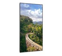 Radiateur infrarouge Klarstein Wonderwall Air Art Smart - Train cadre noir - 700W - Connecté