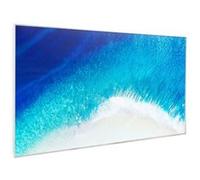 Radiateur infrarouge - Klarstein Wonderwall Air Art Strand - Panneau chauffant - 101x60cm - 600W - Télécommande - Bleu Bleu
