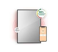 Radiateur infrarouge - La Palma 750 - Miroir chauffant - 85x60cm - 750W - Connecté - Noir