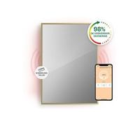 Radiateur infrarouge - La Palma 750 - Miroir chauffant - 85x60cm - 750W - Connecté - Or