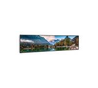 Radiateur infrarouge - Wonderwall Air Art - Panneau chauffant - 120x30cm - 350W - Connecté - Lac cadre noir