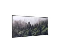 Radiateur infrarouge - Wonderwall Air Art - Panneau chauffant - 120x60cm - 700W - Connecté - Forêt cadre noir
