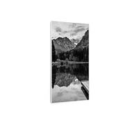 Radiateur infrarouge intelligent Wonderwall Air Art lac noir et blanc 60x120 cm 700 W