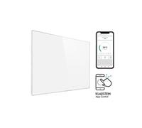 Klarstein Panneau rayonnant infrarouge Wonderwall Smart 1200W 95x115 cm WiFi IP24 Blanc