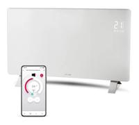 Radiateur intelligent Wi-Fi en verre - SENCOR - SCF 4740WH - 2400 W - 2 niveaux - Thermostat - Blanc